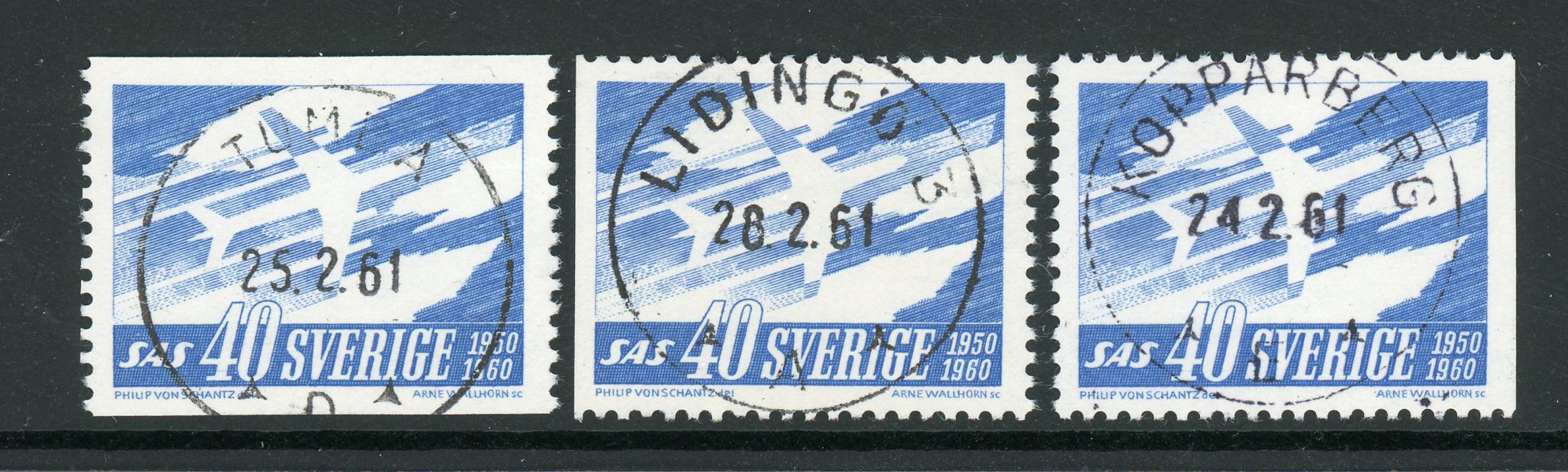 F521A,B1 och B2, tre lyxexemplar.