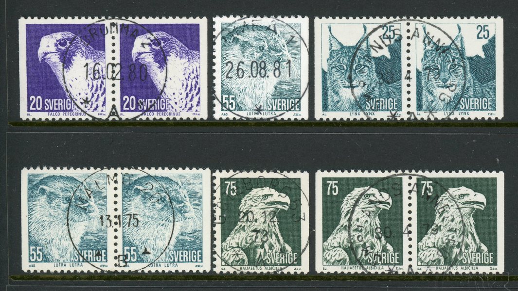 F837- 4st BB-par och två B i lyxig lot.
