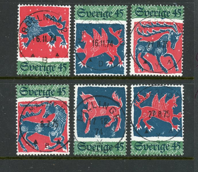 F892- Sex lyxexexemplar, ovanligt.
