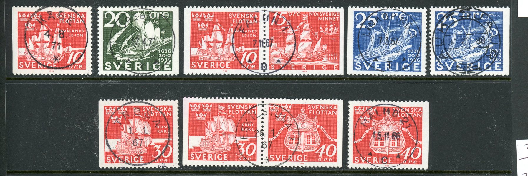 F587-; 6ex B och två SX i superlyx-lot