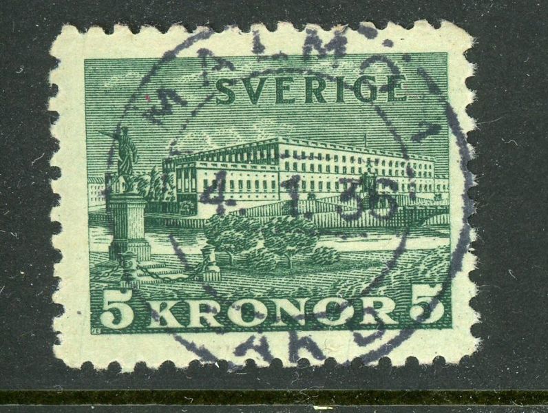 F233a Malmö 4.1.36, superbt ex, ovanligt.