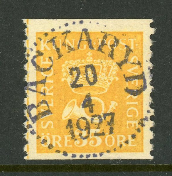 F156 Backaryd 20.4.27, lyxstämpel.