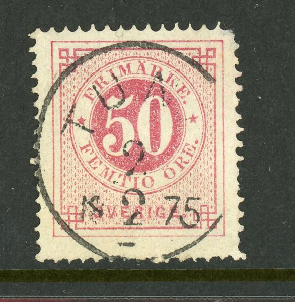 Tuna 2.2.75 (X-län), vackert ex, mycket sällsynt.