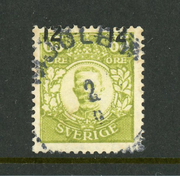 F101v Stämplat ex med förskjutet påtryck.