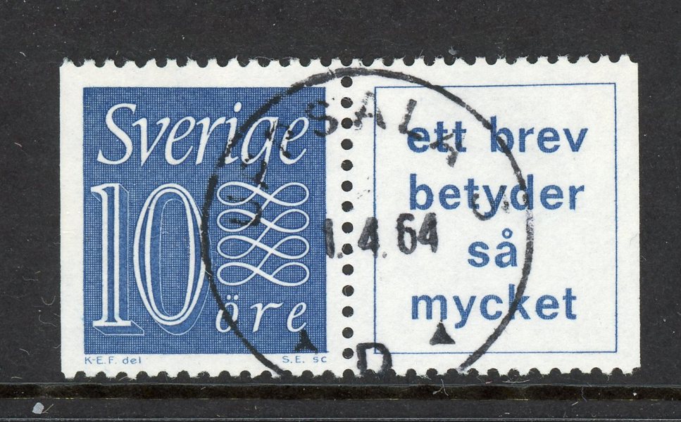 F395BR Uppsala 1.4.64, lyxexemplar.
