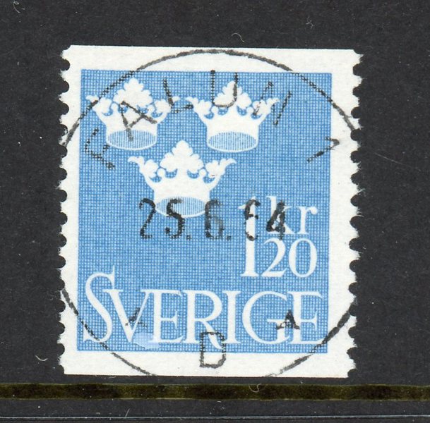 F299 Falun1 25.6.64, superbt ex av svåra 120ö ljusblå.