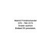 Mottagningsbevis: ca 400-500st 1955-56.