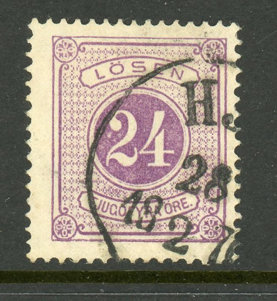 LÖSEN 7a, Hjo 28.2.76, mycket vackert ex.