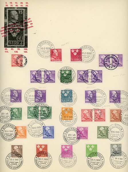 F276BB FDC-blad Profil Höger och Tre Kronor, Stockholm PFFS 17.3.42.