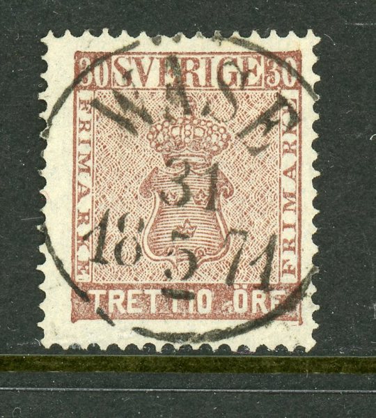 F11 Wäse 31.5.71, lyxstämpel, vht.