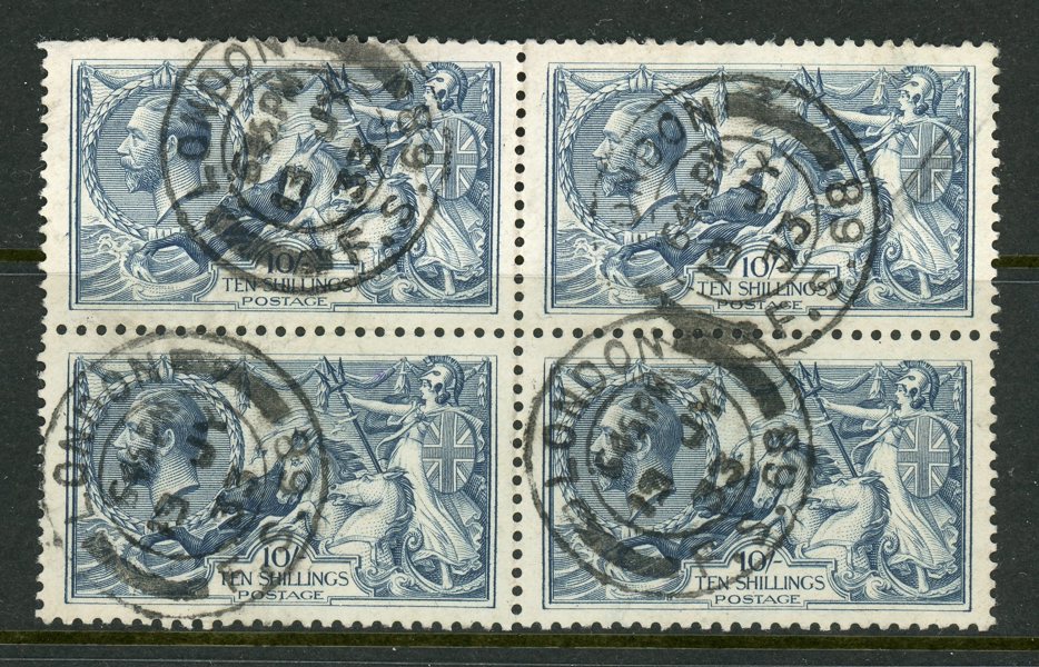 ENGLAND Mi , FYRBLOCK, London 13 JY 33, ovanligt, ktt.