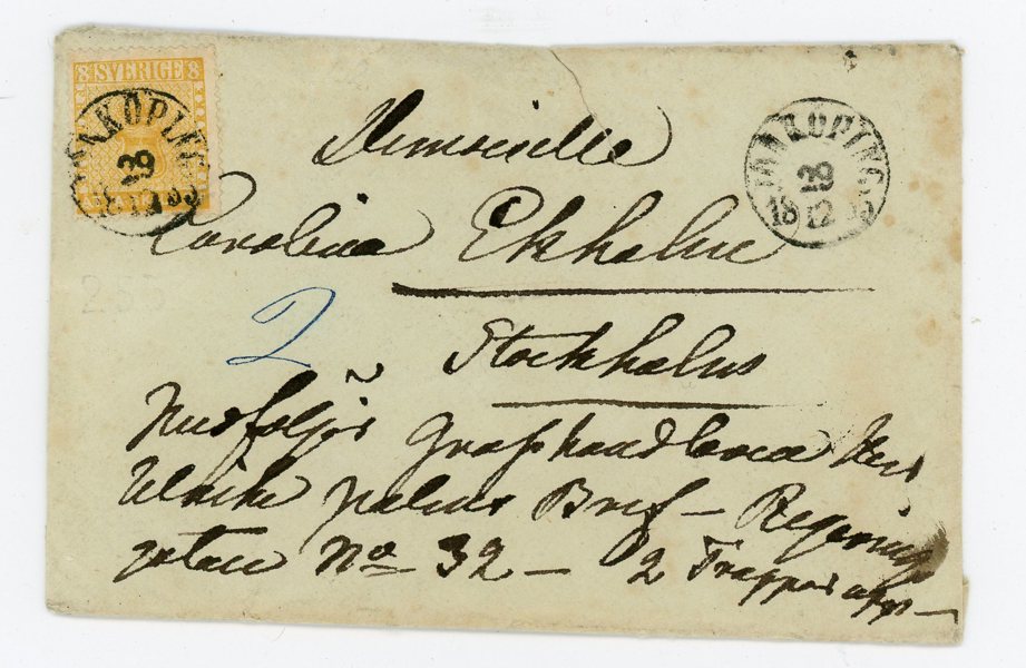 F4a Mycket vackert BREV, Jönköping 29.12.55.
