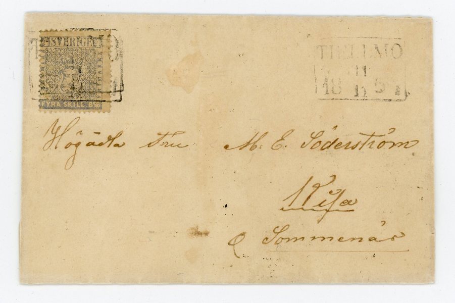 F2j1 Svår nyans på BREV, Tiellmo 11.11.57, till Kisa.