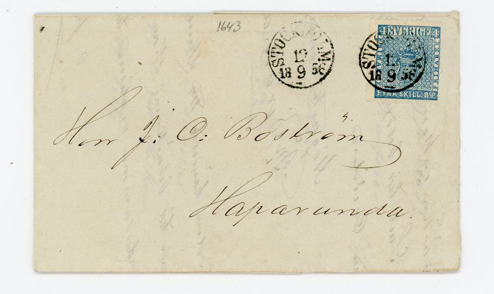 F2m Nätt litet prakt-brev, Stockholm 12.9.56