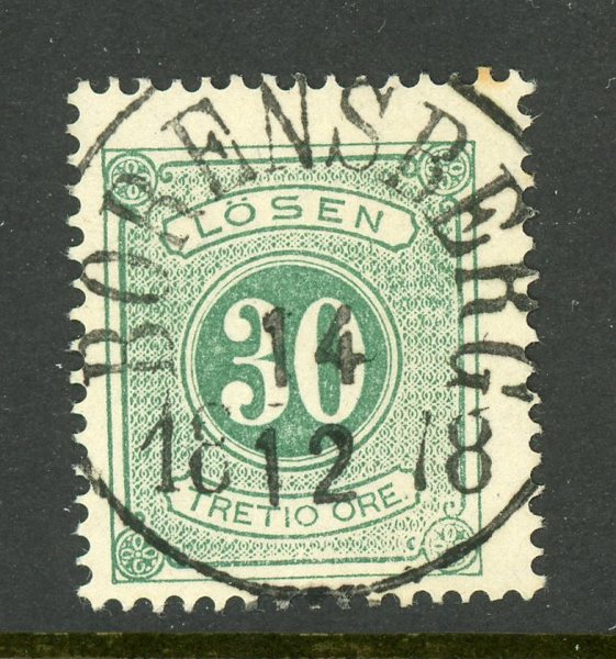 Lösen 8 Borensberg 14.12.78, lyxstämpel.