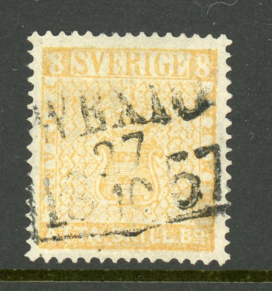 F4f Wexiö 27.10.57, pr-lyxstämpel, rep. ex.