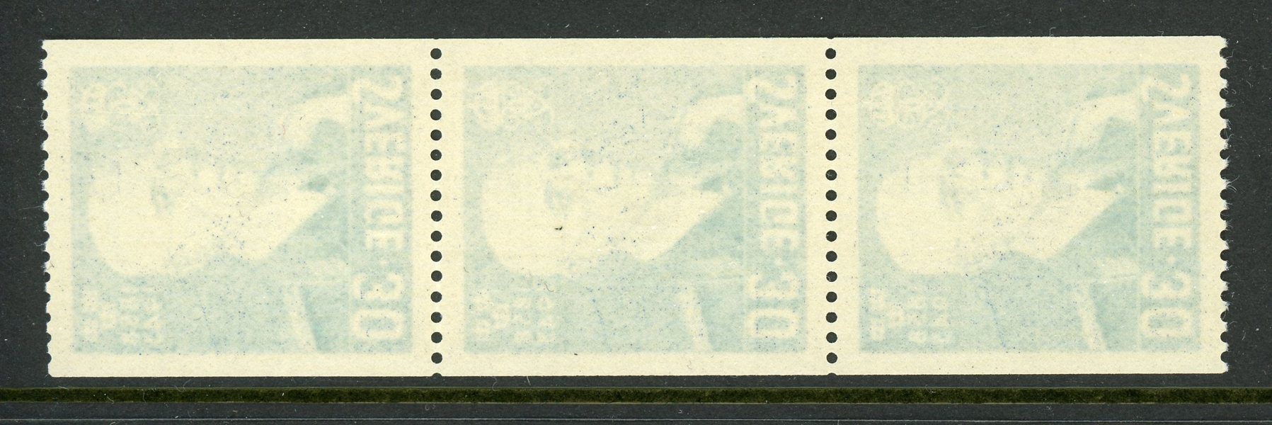 F345v xx tre-strip med tydligt spegeltryck.