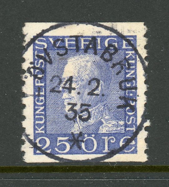 F183 Lövstabruk 24.2.35, lyx på vitt papper.