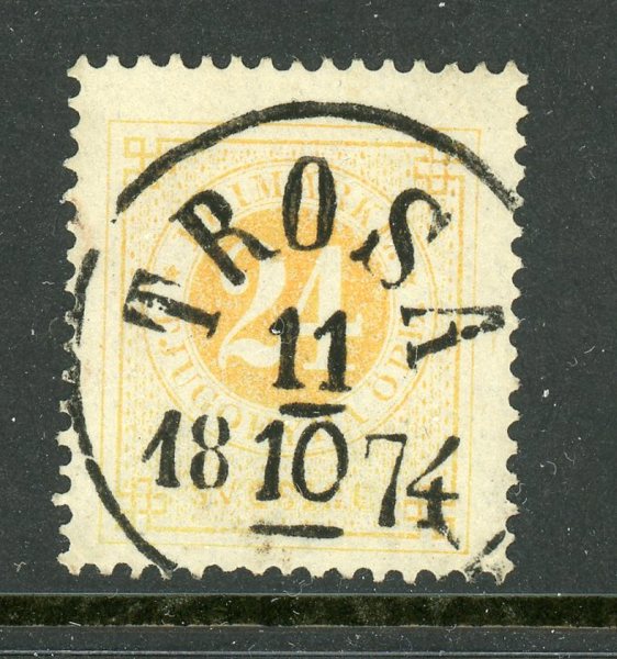 F24f Trosa 11.10.74, lyxstämplat mycket vackert ex.