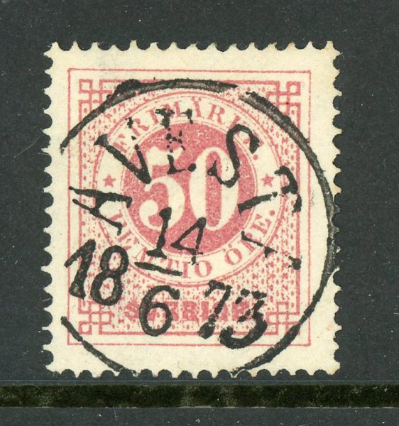 F26c Avesta 14.6.73, lyxstämplat prakt-exemplar.
