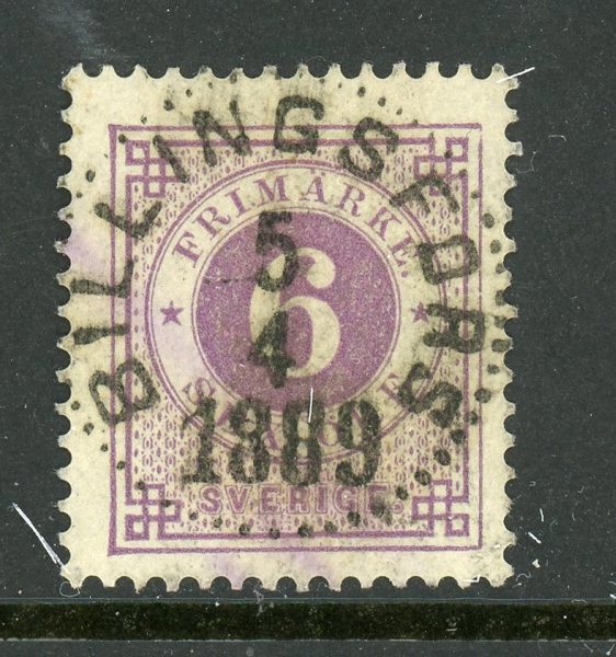 F31j Billingsfors 5.4.89, underbart ex, perfekt stämpel
