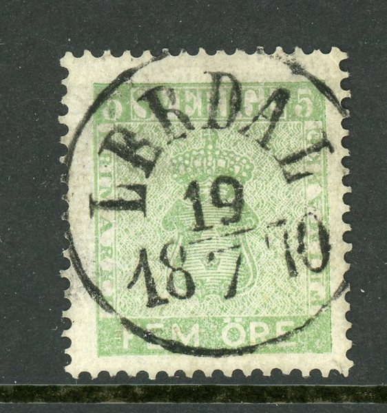 F7 Lerdal 19.7.70, perfekt stämplat praktexemplar.