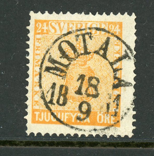F10d1 Motala 18.9.61, lyxstämplat ex.
