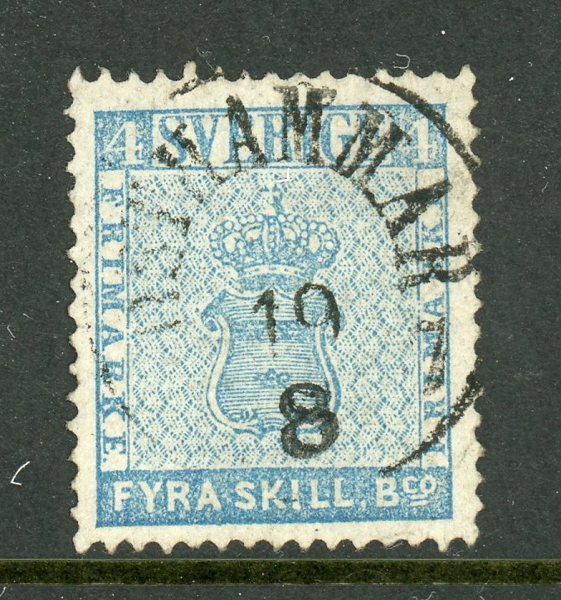 F2h1 Östhammar 19.8.57, praktstämpel, ovanlig ort.