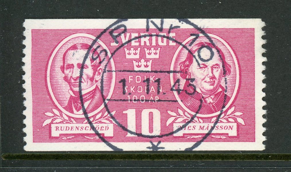 F340A1 SP Nr 10 1.11.45, superlyx, ovanligt!