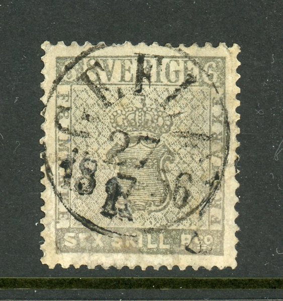 F3a Gefle 27.8.56, lyxstämplat, rep. ex