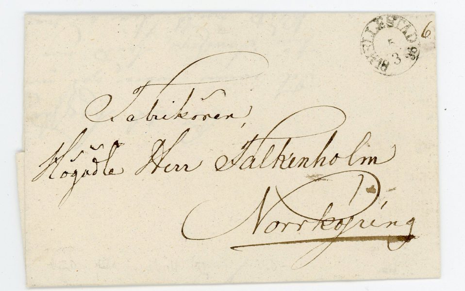 BÅG Hellestad 5.3.36, typ2 på praktbrev. Raritet! Postal 8000kr.