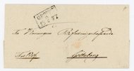 4-KANT Oroust 15.6.47, typ1 på praktbrevomslag med SPEGELVÄNT "S"
