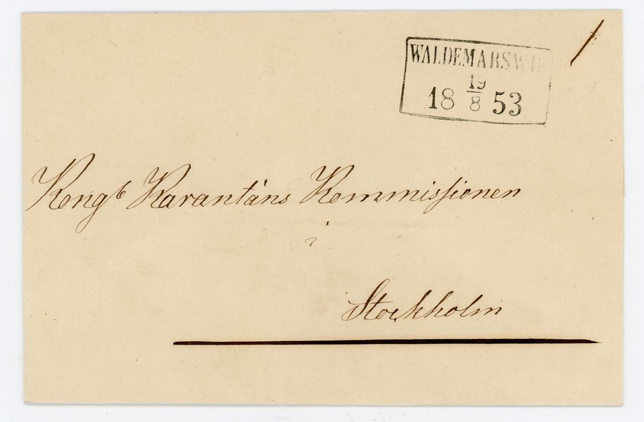 4-KANT Waldemarsvik 19.8.53, pr-lyx brevomslag.