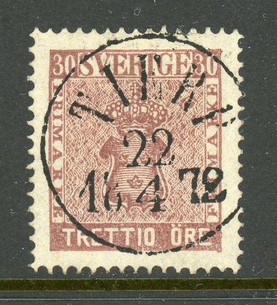 F11g Tierp 22.4.72, underbart ex! En pärla!
