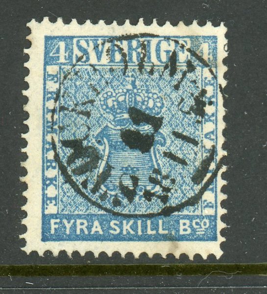 F2g Stockholm 11.11.56, vackert ex av svår nyans. Attest HOW 3.3.3.