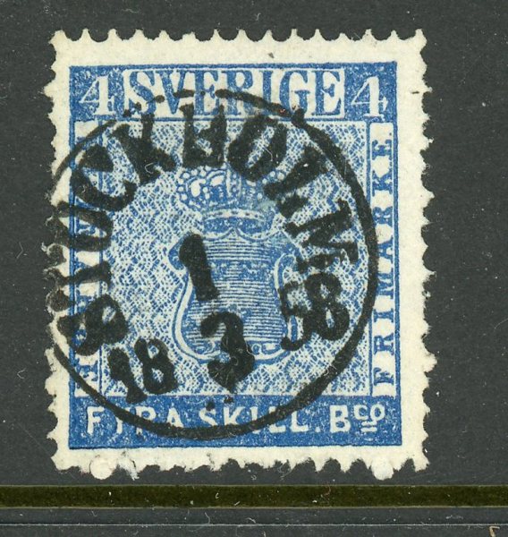 F2n1 Stockholm 1.3.58, praktex av ovanlig nyans.