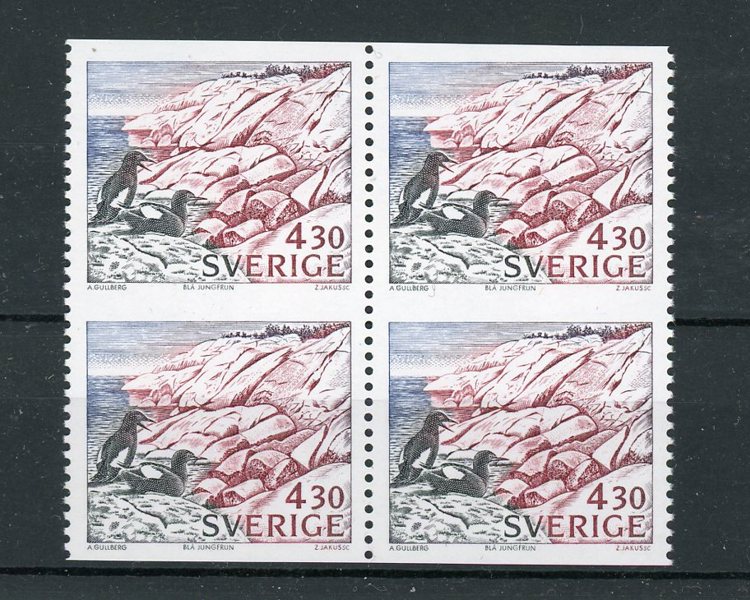 F1585v xx fyrblock, ej skuret vågrät mellan märkena.