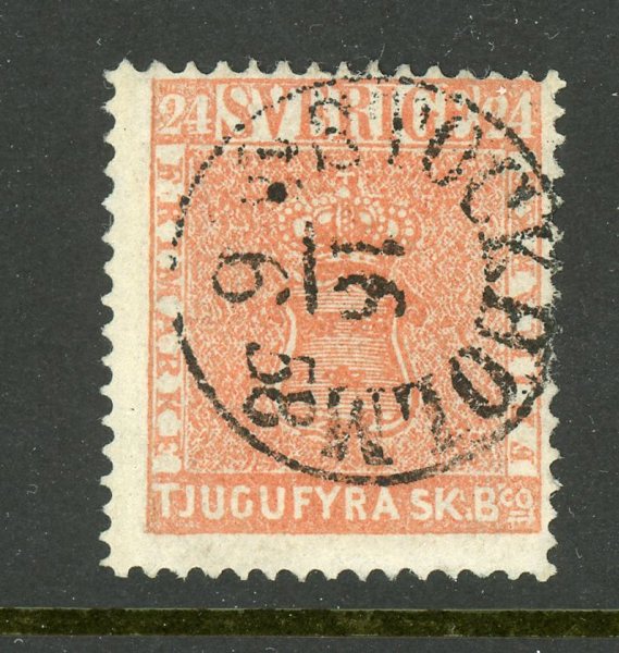 F5c Stockholm 16.6.58, vackert felfritt ex med hel stämpel.