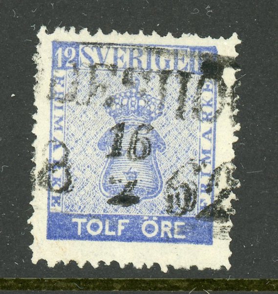 F9h Ödeshög 16.2.62, pr-lyxstämpel, ovanlig ort.