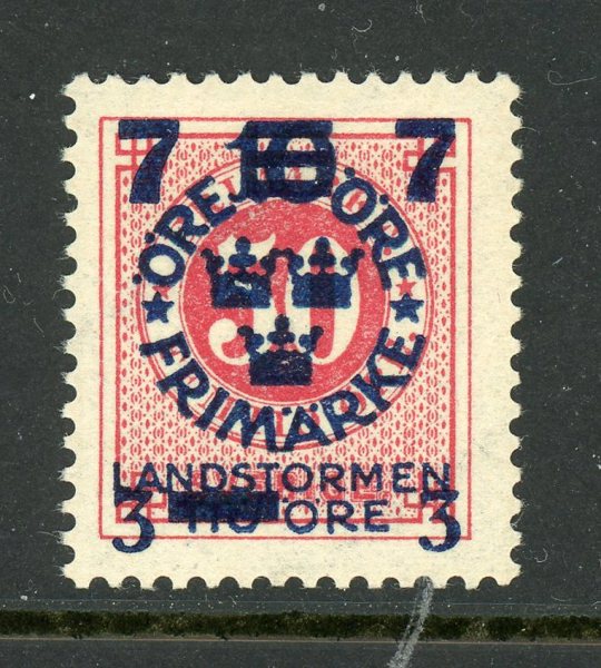 F135v2 x lyxex med fel över-tryck, sign H.W