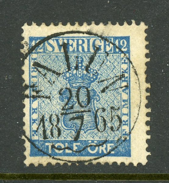 F9 Falun ARABESK 20.7.65, pr-lyx av denna svåra stämpel!