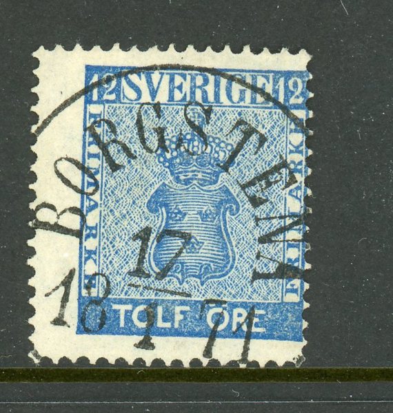 F9 Borgstena 17.1.71, lyx-stämpel.