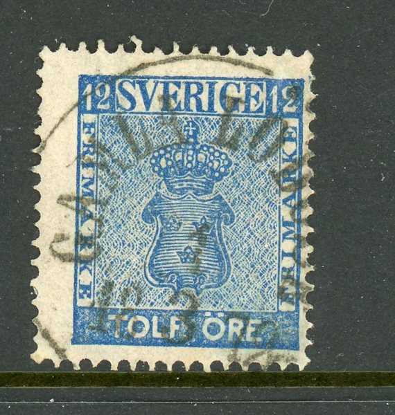 F9 Gamla Lödöse 1.3.72, prakt-stämpel. Attest HOW 3.3.3.