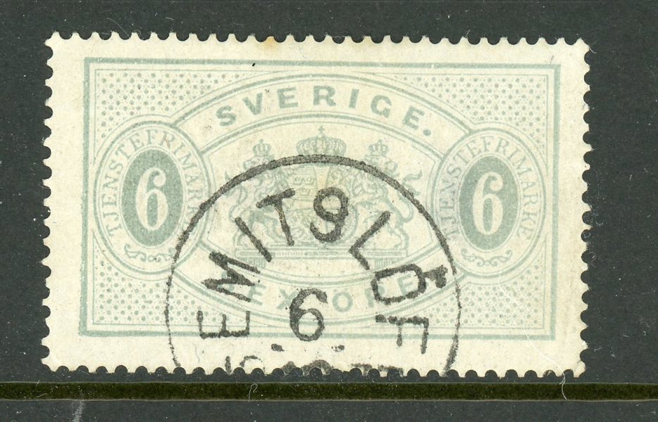 Tj4c Emitslöf 6.10.77, vackert ex, tfl. Sällsynt ort!