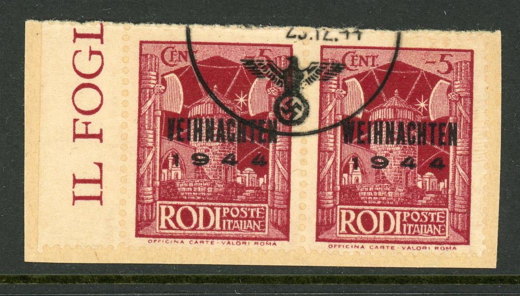 REICH Feldpostmarke Mi 12 i PAR,