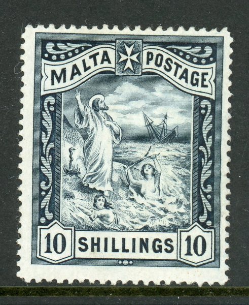 MALTA Mi 63 xx vackert ex. Ovanligt!