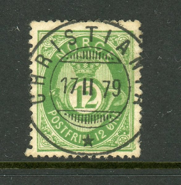 NORGE F28 Christiania 17.II.79, underbart lyxex.