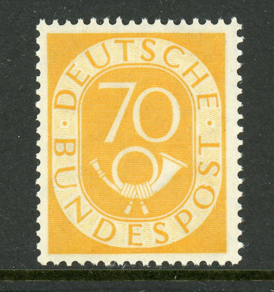 BRD 70öre Posthorn i xx lyxex.