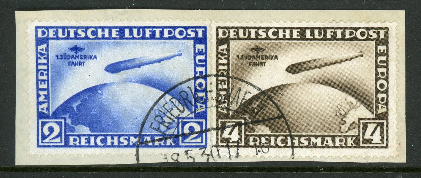 REICH Mi 438y och 439x på vackert klipp,