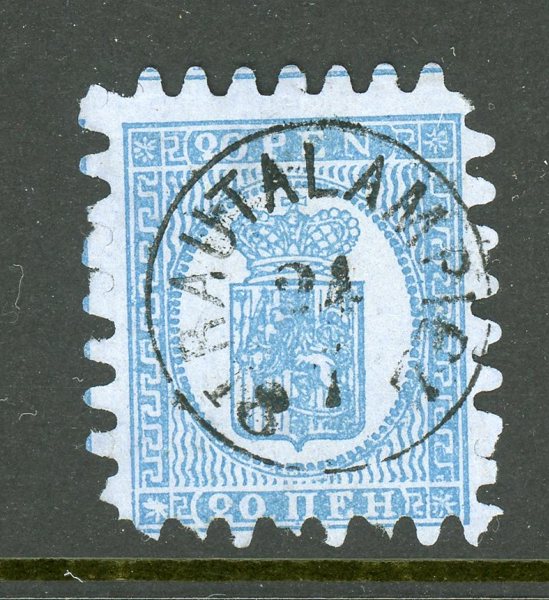 FINLAND F8 Rautalampi 21.7.79, lyx av sällsynt ort.